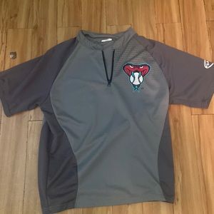 Arizona Diamond backs half zip sweat shirt